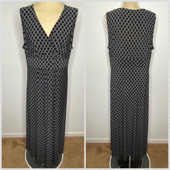 Croft & Barrow Surplice Maxi Dress - Picture 1 of 7